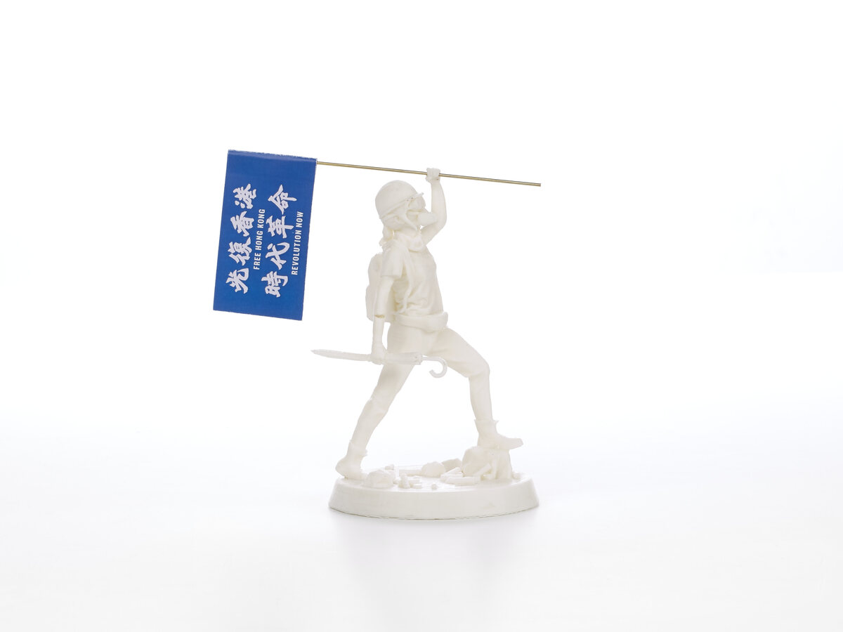 Miniature 3D-printed Lady Liberty in the Te Papa collection